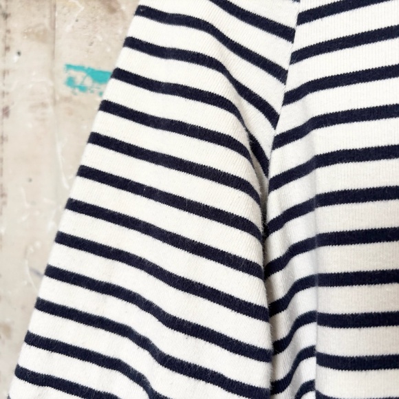 Tuckernuck Pomander Place Navy Striped Knit Popover Top - Picture 6 of 6